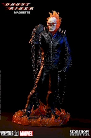 Collectors Gallery: Ghost Rider Maquette Sideshow