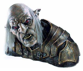 Collectors Gallery: Lord of the rings orc overseer lifesize bust