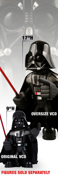 Darth Vader shops Medicom Sideshow VCD