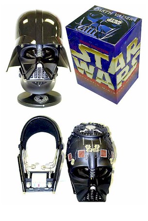 CUSTOM DARTH VADER STAR WARS RIDDELL SPEED MINI FOOTBALL HELMET